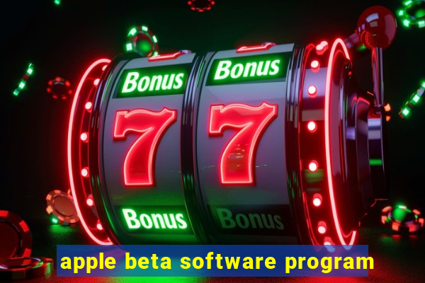 apple beta software program